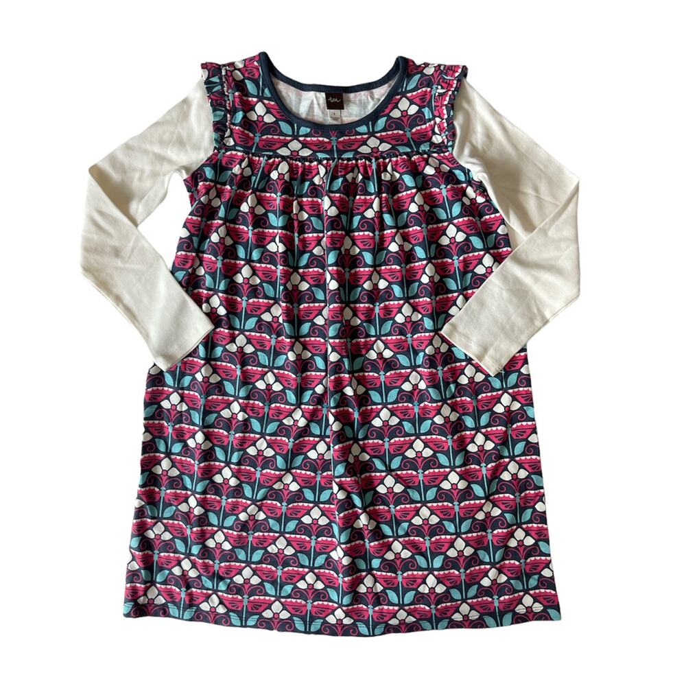 Tea Collection Layered Sleeve Dress